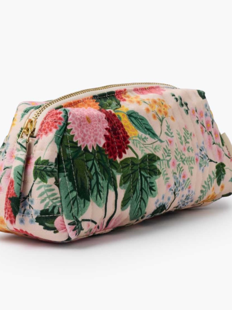 Rifle Paper Co Small Makeup Bag Dahlia